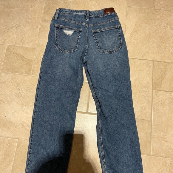 Hollister Blue Ultra High Rise Vintage Straight Jeans 3R W27 inseam 24 - Picture 3 of 4